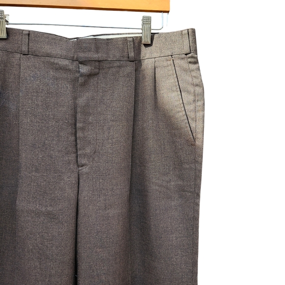 Rainy Day Wools Men's Classic Brown  Dress pants Size 36X32 - Picture 6 of 16